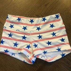 fleo, womens xs, original fit, stars and striped, excellent used condition